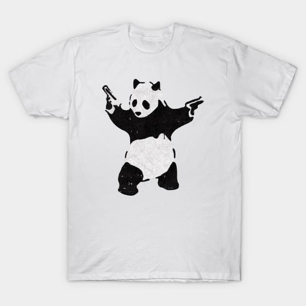 BANKSY Armed Panda with Guns